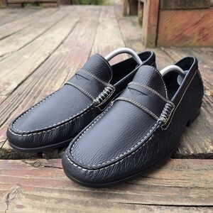 Sandro, Adam, Black Leather, Mens Loafer Size 10.5D